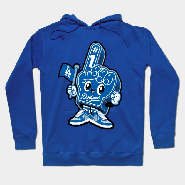 Mr. Dodger Foam Finger Hoodie by ElRyeShop